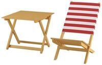 ERST-HOLZ Gartenliege Klappstuhl Strandstuhl Anglerstuhl Gartenstuhl mit...