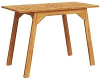 vidaXL Gartentisch Garten-Esstisch 110x56x75 cm Massivholz