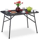 relaxdays Klapptisch Gartentisch klappbar Metall
