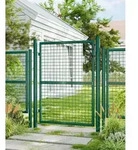 SONGMICS Gartentor Gartent&uuml;r Zaunt&uuml;r Zauntor Gartenzaun, verzinkter Stahl,