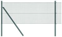 vidaXL Gartenzaun Ground Fix Geschwei&szlig;ter Drahtzaun 25 x 0,5 m (B x H), (1-St)