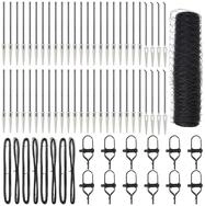 vidaXL Gartenzaun Schwei&szlig;drahtzaun mit Spikes 100 x 0,5 m (B x H), (1-St)