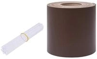 vidaXL Gartenzaun Garten-Sichtschutz PVC 70x0,19 m Braun, (1-St)