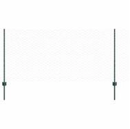 vidaXL Gartenzaun Geschwei&szlig;ter Drahtzaun 10 x 1 m (B x H) PVC-beschichteter...
