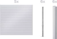 Alberts Dichtzaun Palitio, Profilh&ouml;he 150 mm, Aluminium, verschiedene Dekore...