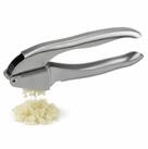 FMprofessional Knoblauchpresse Edelstahl, Knoblauchzerkleinerer, K&uuml;chenhelfer