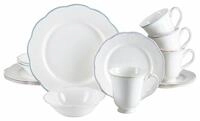 CreaTable Kombiservice Florine Bunt, Service 16-tlg. (16-tlg), 4 Personen, Steingut,