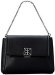 Calvin Klein Umh&auml;ngetasche EMBLEM HW PEBBLE CROSSBODY 20, Abendtasche, Handtasche,