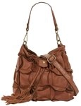 Samantha Look Henkeltasche, echt Leder, Made in Italy