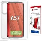 Displex Displayschutzglas Real Glass Screen Protector + Case mit EASY-ON MountMaster