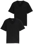 TOM TAILOR T-Shirt (Packung, 2-tlg) mit V-Ausschnitt, Doppelpack