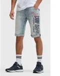 CAMP DAVID Jeansshorts mit normaler Leibh&ouml;he grau 32