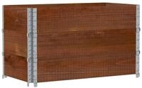 vidaXL Blumentopf Pflanzkasten Braun 100x50 cm Massivholz Kiefer (1 St)