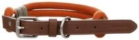 Flamingo Hunde-Halsband Hundehalsband Athos cognac