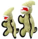 Flamingo Tierkuscheltier Hundespielzeug Saura Dinosaurier khaki 25.5 cm x 23.5 cm x