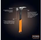Hammer PICARD Rip Hammer AluTec Nr. 1091 geraute Bahn
