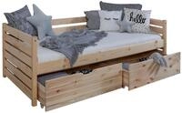 Ticaa Bettgestell Sofabett Naomi inkl. 2x Schubk&auml;sten, 90x200, Inkl. 2x...