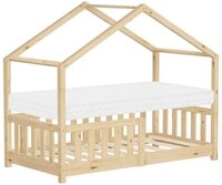 ML-DESIGN Spielbett Hausbett Kinderbett inkl. Lattenrost & Rausfallschutz Kinder