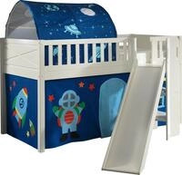 Vipack Hochbett Scott (Made in Europe) m. Rutsch-/Leiterturm, LF 90x200 cm,...