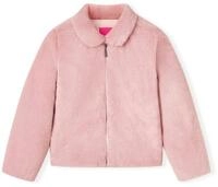 vidaXL Wintermantel Kindermantel Kunstpelz Rosa 92