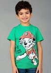 PAW PATROL T-Shirt mit coolem, gro&szlig;en Frontmotiv