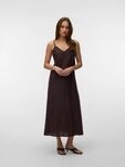 Vero Moda Tr&auml;gerkleid VMSELMA 7/8 SINGLET DRESS NOOS Baumwollmischung, mit...