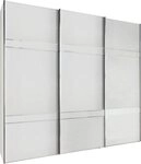 WIEMANN Schwebet&uuml;renschrank Rialto hochwertige Glasfront mit Querriegeln