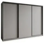 Masseno Schwebet&uuml;renschrank NISSE 270 cm Kleiderschrank 3 T&uuml;ren und 4...