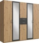 Wimex Kleiderschrank Diver Dreht&uuml;renschrank mit Spiegel, 180, 225 o. 270cm breit
