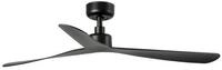 FARO Barcelona Deckenventilator DC Deckenventilator Rocker Schwarz 132 cm, Timer