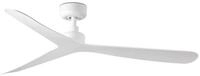 FARO Barcelona Deckenventilator DC Deckenventilator Rocker Wei&szlig; 132 cm, Timer