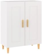 vidaXL Sideboard NA Sideboard Wei&szlig; 69,5x34x90 cm Spanplatte