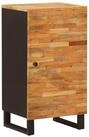vidaXL Seitenschrank Seitenschrank mit T&uuml;r Braun 40 x 33 x 75 cm Massivholz...
