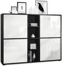 Vladon Highboard Cuba V3 (Highboard, Schrank Anrichte Cuba V3 mit 12 F&auml;chern),