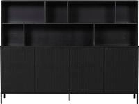 WOOOD Buffet Gravu viel Stauraum, Push-to-Open Funktion, H 150 cm x B 200 cm