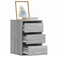 vidaXL Kommode 40 x 41 x 58 cm Kommode Sideboard Schubladenschrank Grau Sonoma 40x41x