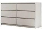 Beautysofa Kommode LEMON mit 6 Schubladen (Moderne Schubladenkommode, mit