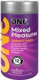 ONE Kondome Mixed Pleasures Packung mit, 12 St., gemischte Kondome im Sortiment,