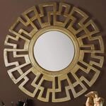 FINEBUY Spiegel Wandspiegel Flurspiegel Rund Metall 60 cm Spiegel Flur H&auml;ngespiegel