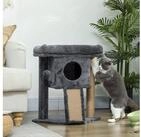 PawHut Kratzbaum Kleiner Katzenbaum mit Katzenh&ouml;hle, Liegeplattform, Geeignet...