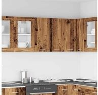 vidaXL Schrankmodule K&uuml;chenwandschrank Altholz-Optik 60x31x60 cm Holzwerkstoff
