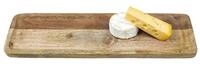 Spetebo Tablett XXL Mango Servierplatte lebensmittelecht - 61 x 17 cm,...