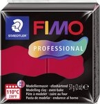 STAEDTLER Bastelnaturmaterial Fimo Modelliermasse professional karmin 57 g