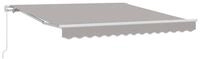 vidaXL Markise Ausziehbare Markise Hellgrau 300 x 250 x 165 cm (1-St)