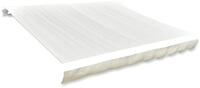 vidaXL Markise 45 x 3 m Markisenbespannung Canvas Creme 450x300 cm Ersatz Stoff Bezug