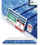 AM Qualit&auml;tsmatratzen, Topper 7-Zonen Memory Foam Gelschaum-Topper, Optimale