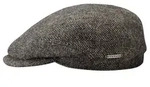 Stetson Flat Cap Belfast Classic Wool Made in the EU schwarz 61/XL