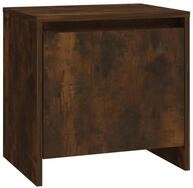 vidaXL Nachttisch NA Nachttisch R&auml;uchereiche 45x34x44,5 cm Spanplatte
