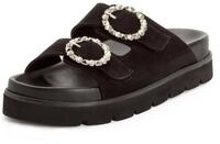 Tamaris Pantolette Sommerschuh mit schmuckbesetzten, verstellbaren Schnallen