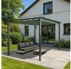 MCW Pergola MCW-N93-3x4, BxTxH: 400x300x240 cm, Stabiles Gestell, Inklusive